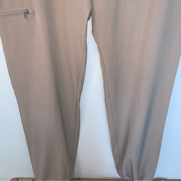 Patagonia Happy Hike Pants Tan 12 - Picture 6 of 9